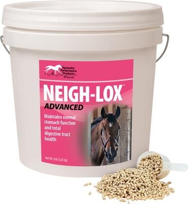 Show full view: Kentucky Performance Products Neigh-Lox Advanced Digestive Health Pellet Horse Supplement, 8-lb tub slide 2 of 5