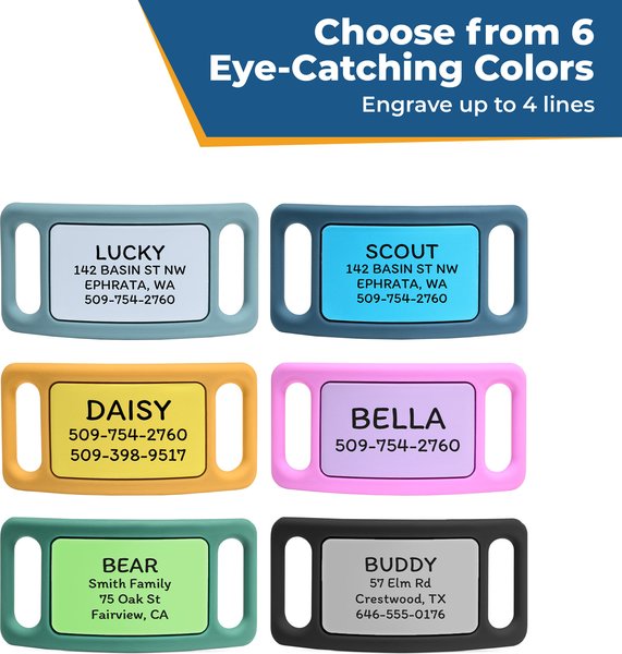 Besties Ew, People Silicone Lightweight Cat ID Tag