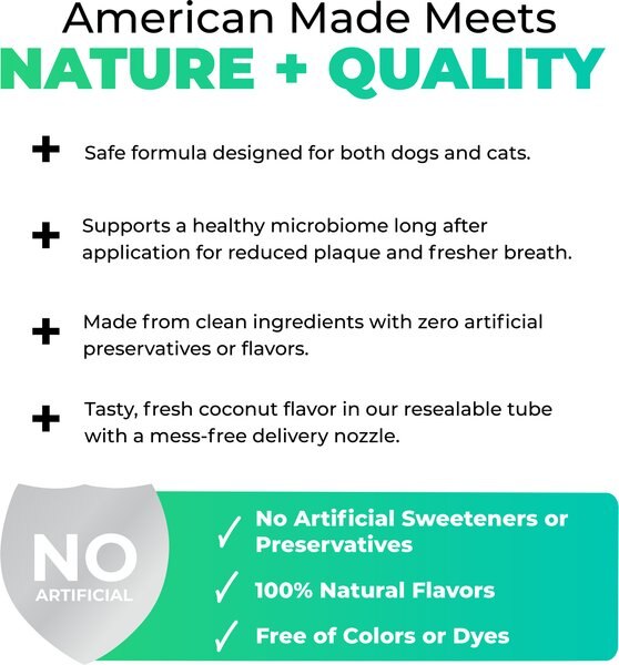 Tartar Shield Pro Care Enzymatic Coconut Flavor Dog & Cat Toothpaste, 3-oz tube