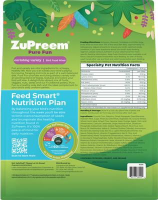 Show full view: ZuPreem Pure Fun Large Bird Dry Food, 2-lb bag slide 2 of 10