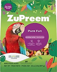 ZuPreem Pure Fun Large Bird Dry Food, 2-lb bag