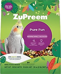 ZuPreem Pure Fun Medium Bird Food, 2-lb bag