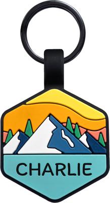 GoTags Silent Silicone Personalized Dog ID Tag