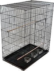 YML Large Bird Breeding Cage, Black slide 2 of 3