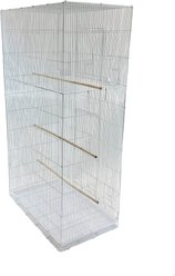 YML Extra Large Bird Breeding Cage, White slide 2 of 3