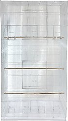 YML Extra Large Bird Breeding Cage, White