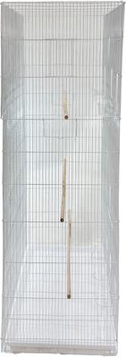 Show full view: YML Extra Large Bird Breeding Cage, White slide 3 of 3