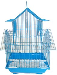 YML Pagoda Top Parakeet Bird Cage, Blue