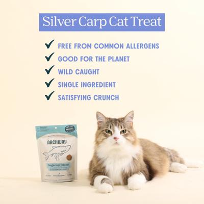 Show full view: Archway Single Ingredient Sustainable Fish Dehydrated Cat Treats, 2.5-oz bag slide 9 of 10