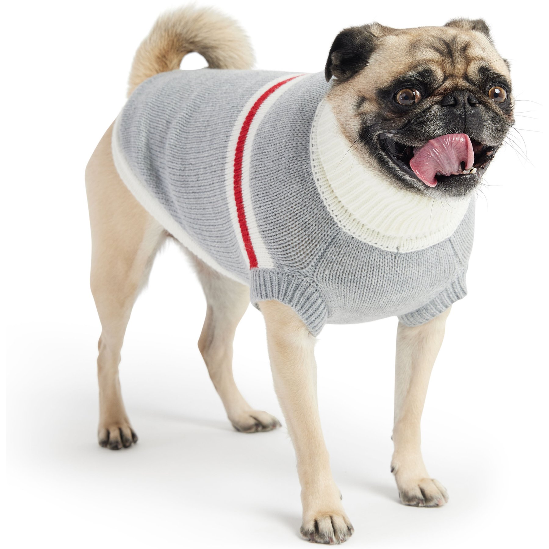 GF Pet Trekking Dog Sweater, Grey Mix, Small