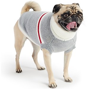 GF Pet Trekking Dog Sweater, Grey Mix, Small