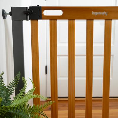 Show full view: Summer by Ingenuity Thruway 60XW Series Extra Wide Safety Dog & Cat Gate, Honey Oak slide 6 of 8