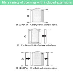 Summer by Ingenuity Doorway 42W Series Dog & Cat Gate, Espresso slide 2 of 9