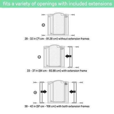 Show full view: Summer by Ingenuity Doorway 42W Series Dog & Cat Gate, Espresso slide 6 of 9