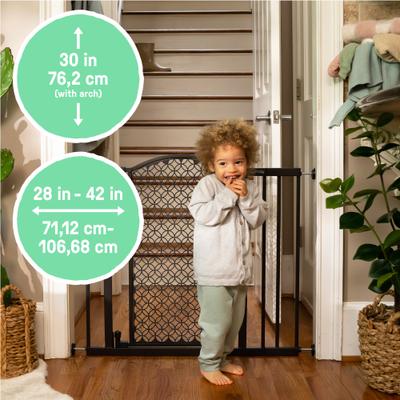 Show full view: Summer by Ingenuity Doorway 42W Series Dog & Cat Gate, Espresso slide 3 of 9