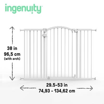 Show full view: Summer by Ingenuity Extra Tall & Wide SafetyDog & Cat Gate, White slide 10 of 10