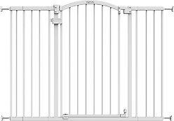 Summer by Ingenuity Extra Tall & Wide SafetyDog & Cat Gate, White