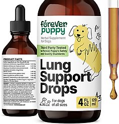 Forever Puppy Lung Support Drops Respiratory Supplement for Dogs, 4-fl oz bottle