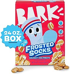 BARK Frosted Socks Yogurt Berry Flavored Crunchy Dog Treats, 24-oz box slide 2 of 9