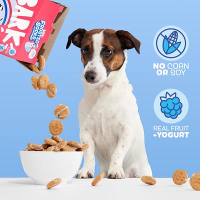 Show full view: BARK Frosted Socks Yogurt Berry Flavored Crunchy Dog Treats, 10-oz box slide 6 of 11
