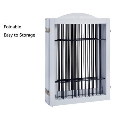 Show full view: Unipaws 6 Panel Dog Gate, White slide 6 of 8