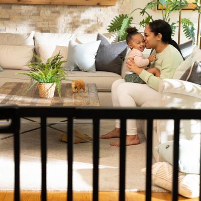 Show full view: Summer by Ingenuity Stairway 48W Series Dog & Cat Gate, Black Wood slide 5 of 9