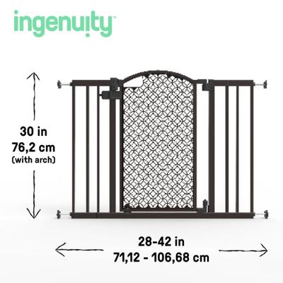 Show full view: Summer by Ingenuity Doorway 42W Series Dog & Cat Gate, Espresso slide 9 of 9