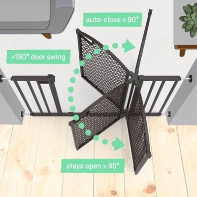 Show full view: Summer by Ingenuity Doorway 42W Series Dog & Cat Gate, Espresso slide 7 of 9