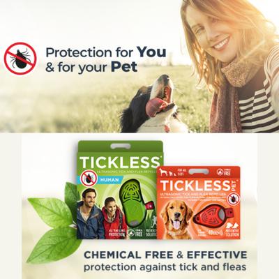 Show full view: Tickless Pet Ultrasonic Tick & Flea Repellent, Orange slide 4 of 7