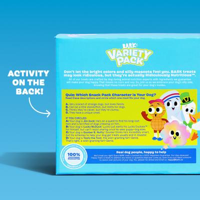 Show full view: BARK Variety Pack Dog Treats, 16-oz slide 5 of 9