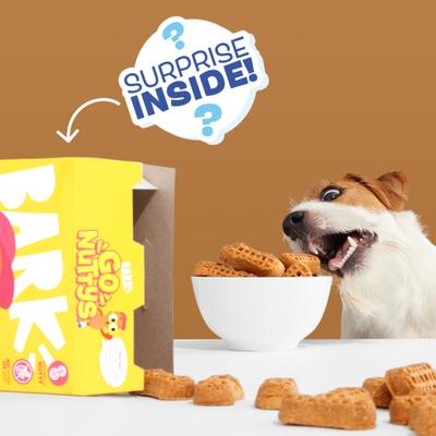 Show full view: BARK Go Nutty Honey Peanut Flavored Soft Baked Dog Treats, 10-oz box slide 7 of 10