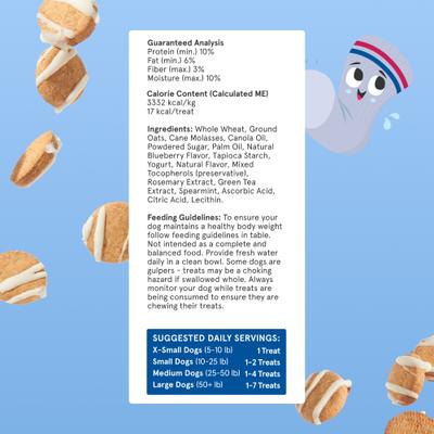 Show full view: BARK Frosted Socks Yogurt Berry Flavored Crunchy Dog Treats, 10-oz box slide 4 of 11