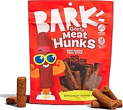 BARK Beefy Meat Hunks Beef Recipe Soft & Chewy Dog Treats, 10-oz bag