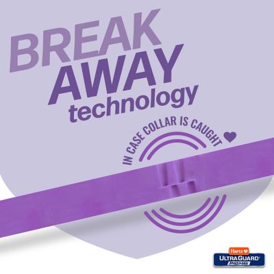 Show full view: Hartz UltraGuard ProMax Flea & Tick Cat Collar, Purple, 2 count slide 6 of 10