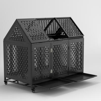 Show full view: Coziwow Furniture Style Heavy Duty Dog Crate, Brown, Large slide 5 of 8