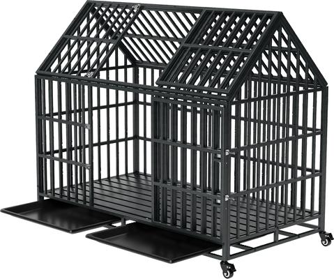 Show full view: Coziwow Furniture Style Heavy Duty Dog Crate, Brown, Medium slide 4 of 6