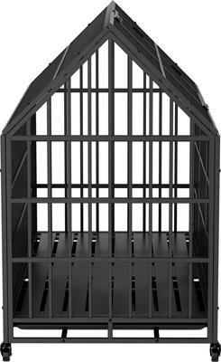 Show full view: Coziwow Furniture Style Heavy Duty Dog Crate, Brown, Medium slide 5 of 6