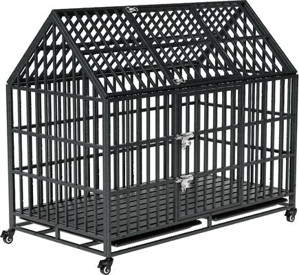 Show full view: Coziwow Furniture Style Heavy Duty Dog Crate, Gray, Medium slide 3 of 6