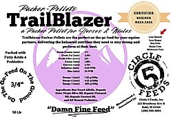 Circle 5 Feeds TrailBlazer Packer Pellet Horse & Mule Feed, 50-lb bag slide 2 of 2