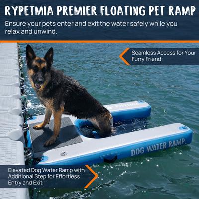 Show full view: RYPetmia Single-Layer Inflatable Dog Climbing Ladder, Blue slide 4 of 9