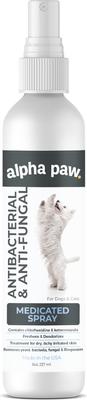 Show full view: Alpha Paw Antibacterial & Antifungal Medicated Spray, 8-oz bottle + Antibacterial & Antifungal Medicated Dog & Cat Shampoo, 16-oz bottle slide 6 of 9
