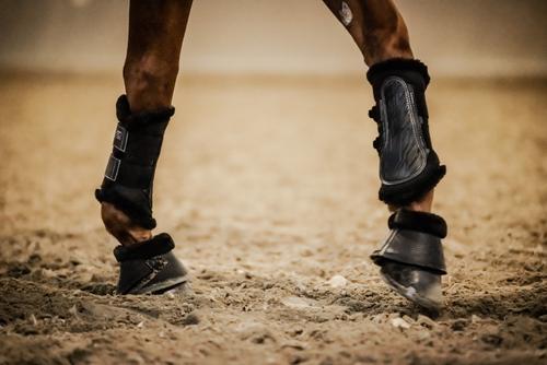 Show full view: Stubben Airflow Brushing Fleece Lined Horse Boots, Black, Medium slide 6 of 8