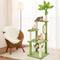 Show in main carousel: TSCOMON 55-in Plush Cat Tree with Hammock, Toy & Sisal Scratching Post, Green slide 7 of 8
