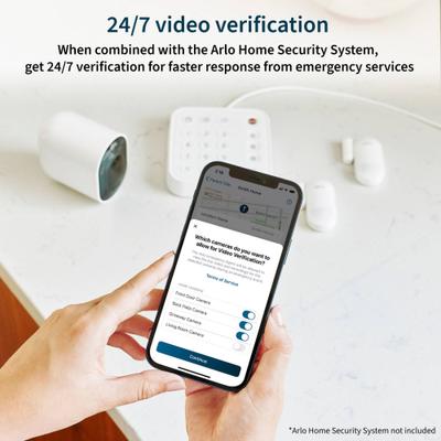 Show full view: Arlo Pro 5S Spotlight Security Dog & Cat Camera, White, 1 pack slide 3 of 11