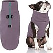 Show in main carousel: Gooby Half Zip Up Fleece Dog Vest, Violet, Medium slide 1 of 5