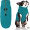Show in main carousel: Gooby Half Zip Up Fleece Dog Vest, Turquoise, X-Small slide 1 of 6