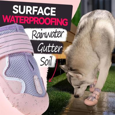 Show full view: Furmate All-Weather Dog Boots, Purple, 11 to 23-lbs slide 5 of 8