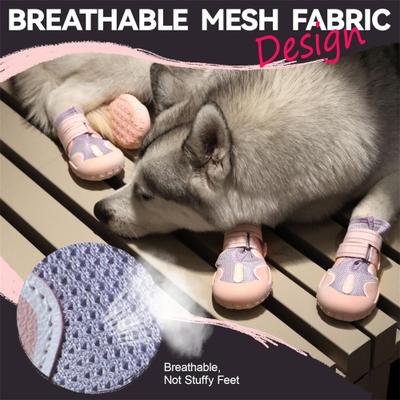 Show full view: Furmate All-Weather Dog Boots, Purple, 11 to 23-lbs slide 4 of 8