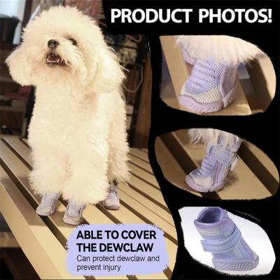 Show full view: Furmate All-Weather Dog Boots, Purple, 10 to 11-lbs slide 7 of 7