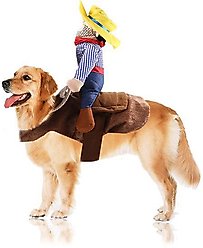 Pet Life Yeepaw Cowboy Holiday Dog Costume, Medium slide 2 of 6